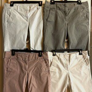 Ann Taylor Loft Brand Marisa Bermuda Shorts - 4 PAIRS! Price is for FOUR Pairs!